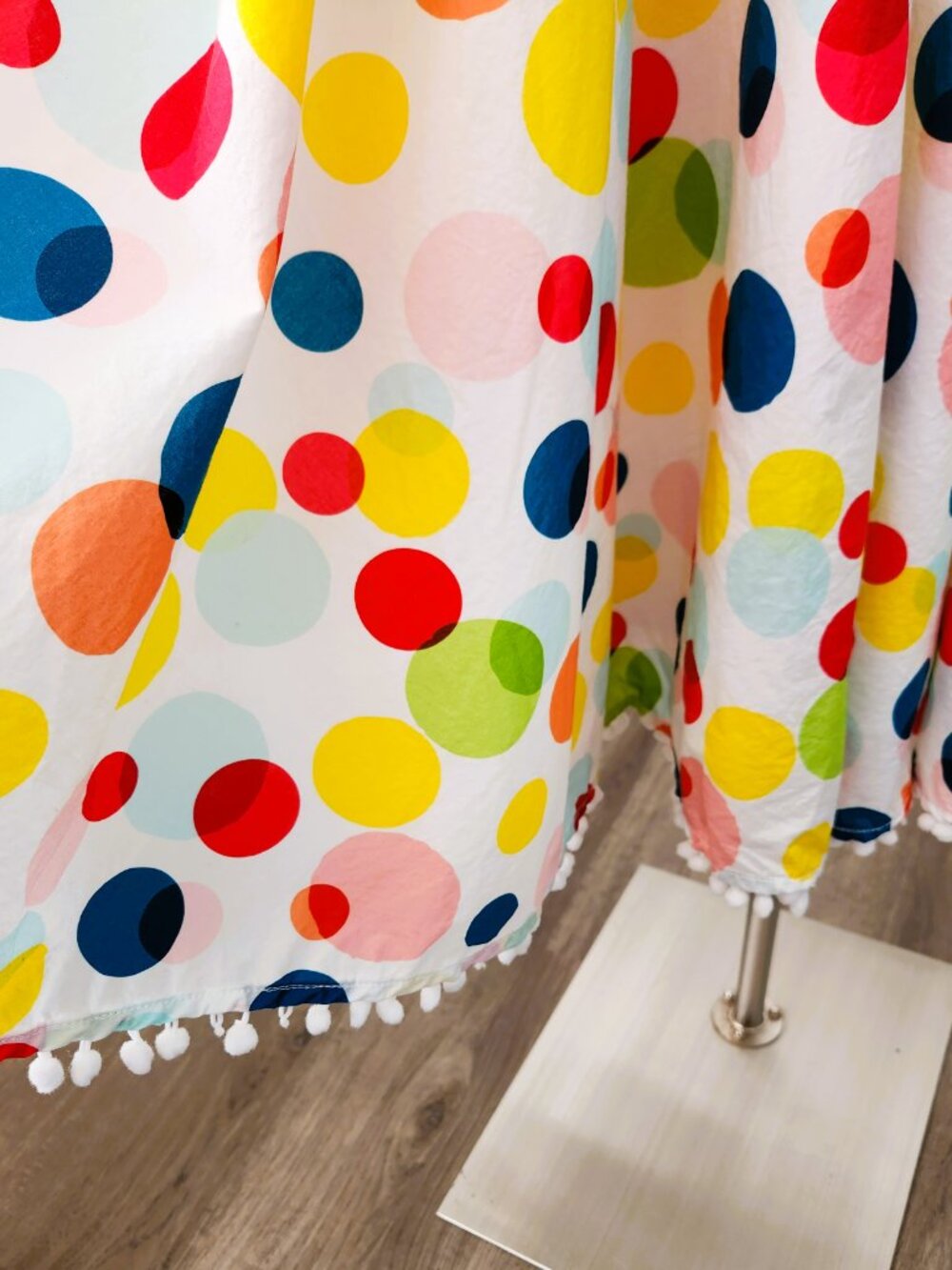 Smak Parlour Vintage Style Fit & Flare Midi Halter Dress Size L Polka Dots - Picture 8 of 10